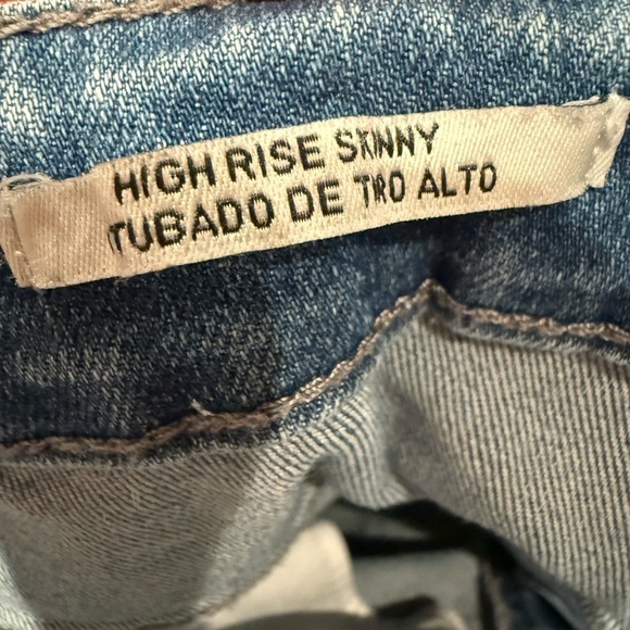 Ava & Viv High Rise Skinny Classic Blue Denim Jeans Women’s Plus Size 24 - Picture 3 of 4